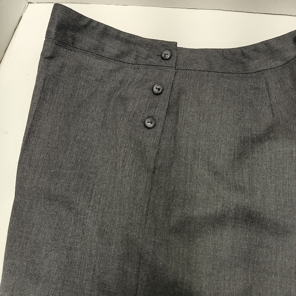 Vintage Harve Bernard wool women's pants office attire dark grey Size:Talla 12 - Picture 4 of 7